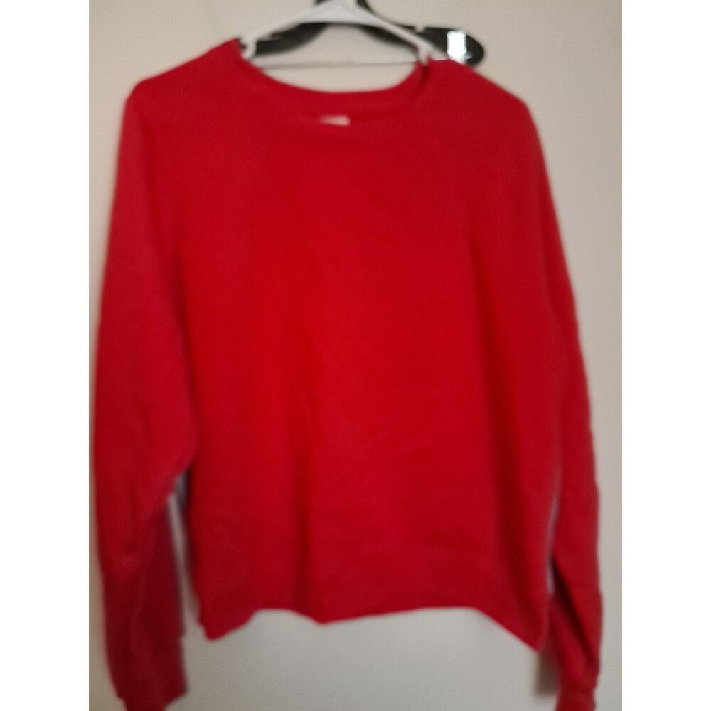 All In Motion Womens Red Sweatshirt Size Large Long Sleeved